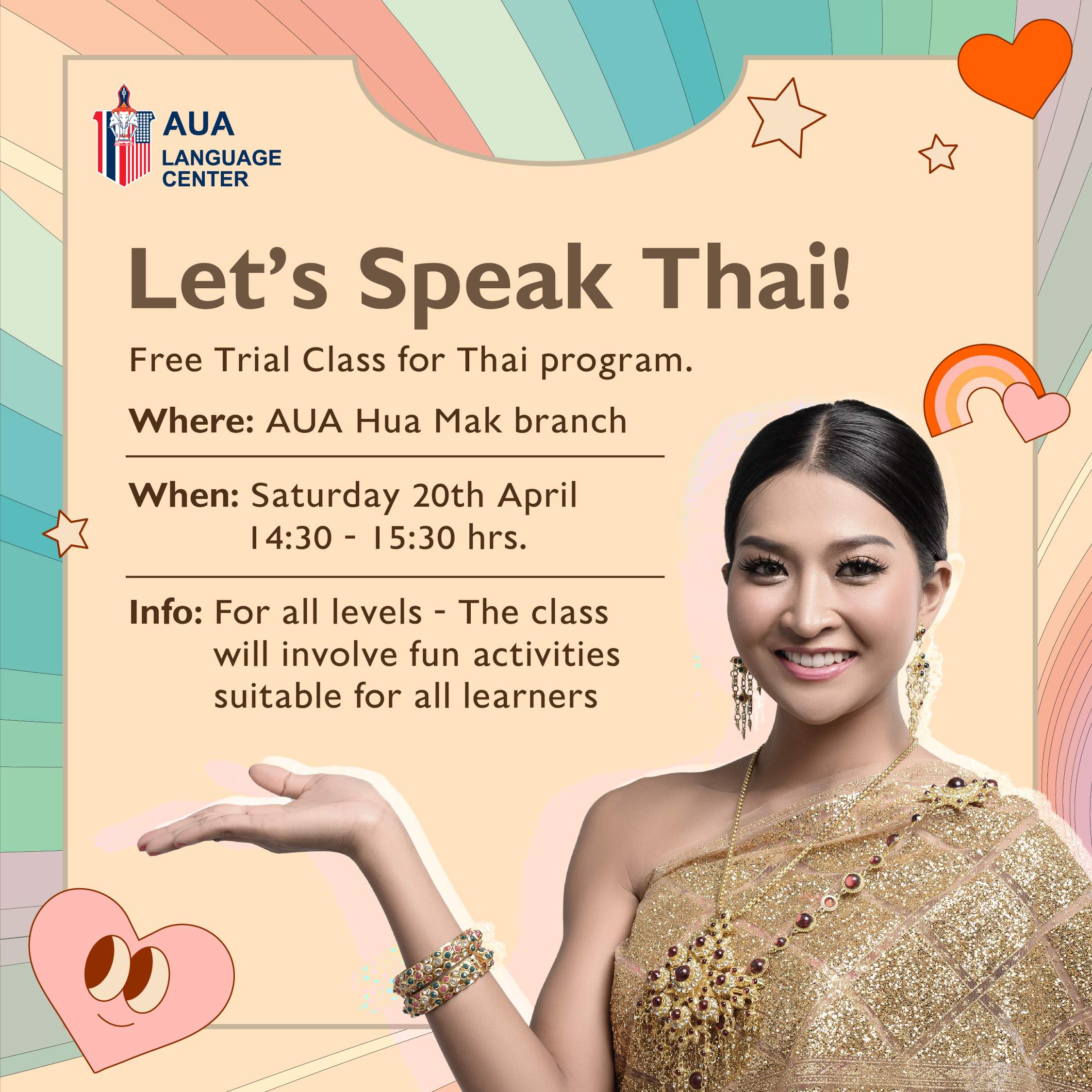 Free Trial Class for Thai Program